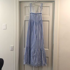 English Factory striped maxi dress